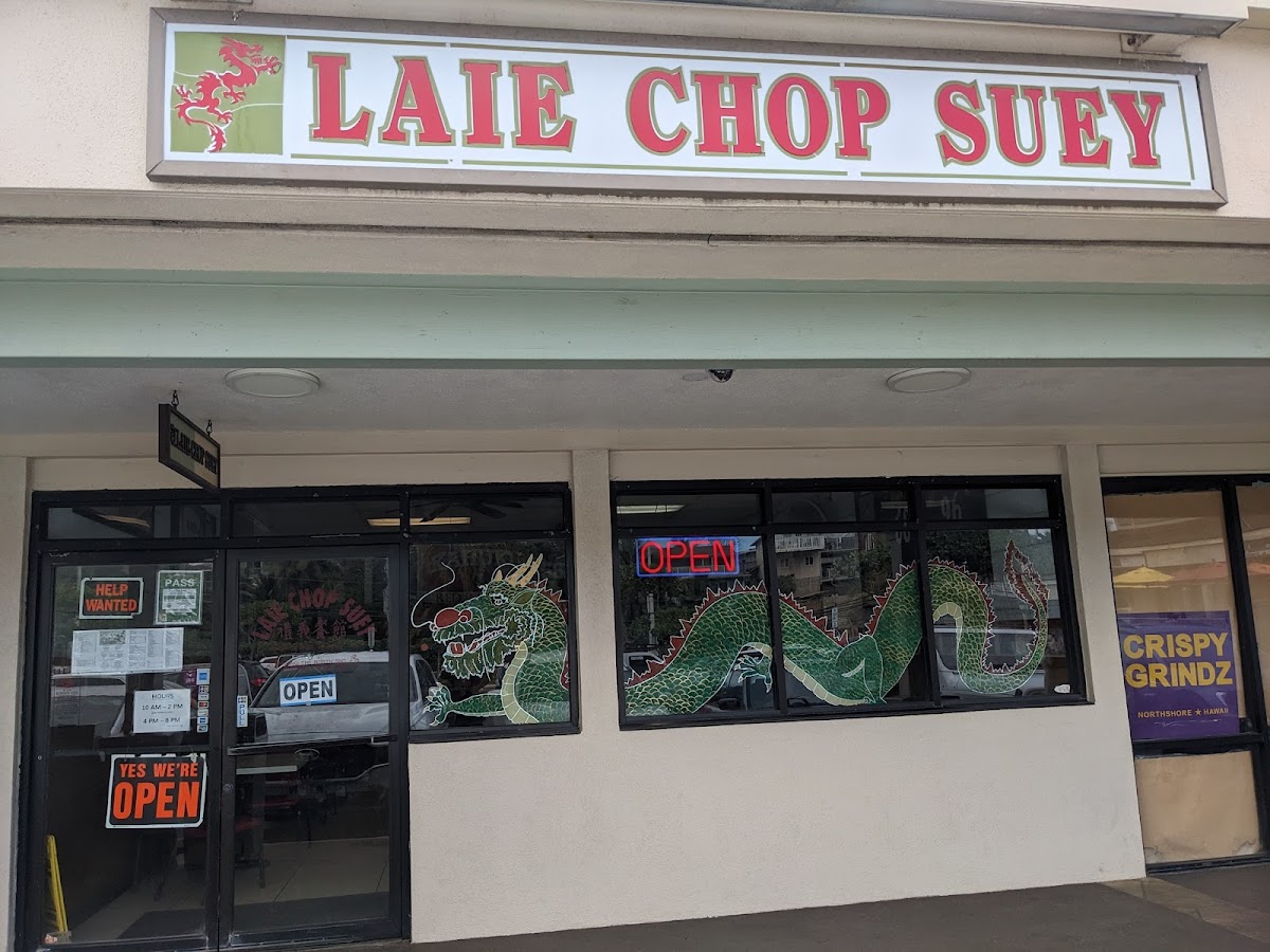 Laie Chop Suey Menu